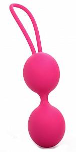 Вагинальные шарики Dual Balls Boules De Geisha, розовые