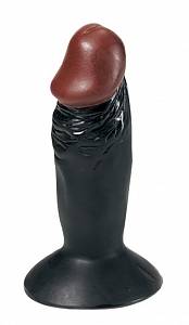 Фаллоимитатор Mini Shiny Shank Tisa - 12,7 см, черный