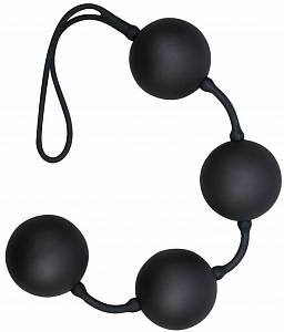 Вагинальные шарики Velvet Black Balls, черные