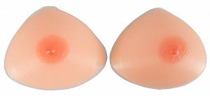 Накладная грудь Cottelli Collection Silicone Breasts, телесная