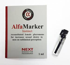 Эссенция феромонов для женщин AlfaMarker Instinct, 1 мл