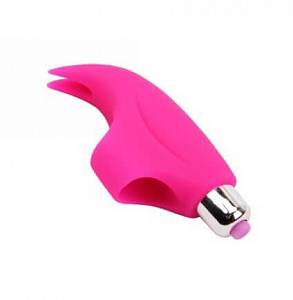 Мини вибратор на палец MisSweet Kinky, красный