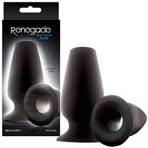Анальная пробка Renegade Peak-A-Boo Plug, черная