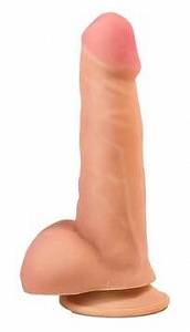 Реалистичный вибратор на присоске Mad Egzo Evolution - 20 см, телесный