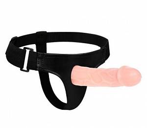 Полый страпон Baile Jessica Strap On, телесный