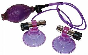 Вакуумные стимуляторы для сосков Ultraviolett Nipple Sucker, фиолетовые