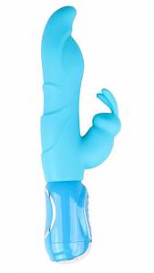 Вибратор кролик Bouncing Bunny, голубой