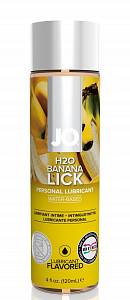 Съедобный лубрикант JO H2O Banana Lick - банан, 120 мл