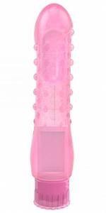 Гелевый вибратор Crystal Jelly Pleaser, розовый