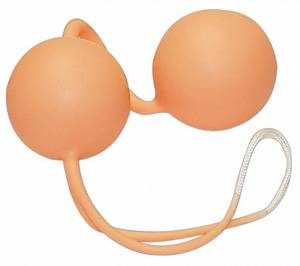 Вагинальные шарики Love Balls, телесные