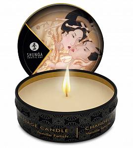 Массажная свеча Shunga Mini Massage Candle Vanilla Fetish - ваниль, 30 мл