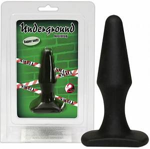 Анальная пробка Underground Analplag, черная
