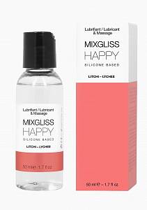Силиконовый лубрикант MixGliss Happy Lychee - личи, 50 мл