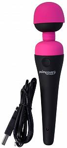 Вибромассажер Palmpower Rechargeable, черно-розовый