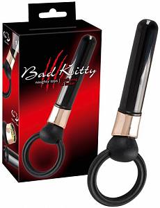 Эрекционное кольцо с вибропулей Bad Kitty Cock Ring & Bullet, черное