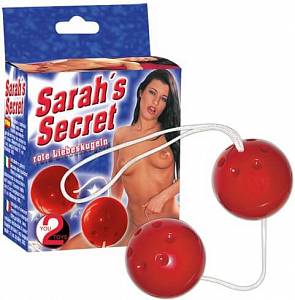 Вагинальные шарики Sarah's Secret, красные