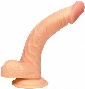 Фаллоимитатор Curved Passion 7.5, телесный