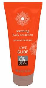 Согревающий лубрикант Shiatsu Love Glide Warming Body Sensation, 100 мл