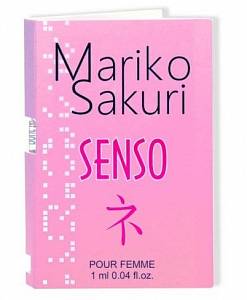 Пробник женских духов с феромонами Mariko Sakuri Senso, 1 мл
