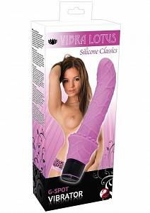 Вибратор для точки G  Vibra Lotus G-Spot Vibrator, фиолетовый