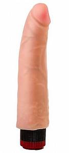 Реалистичный вибратор Mad Egzo Evolution - 18,5 см, телесный