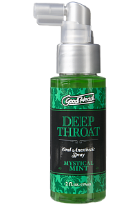 Спрей для глубокого минета Doc Johnson GoodHead Deep Throat Spray Mystical Mint - мята, 59 мл