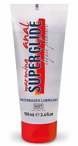 Анальный лубрикант Hot Anal Superglide warming - с согревающим эффектом, 100 мл