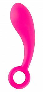 Силиконовый фаллоимитатор Lilu Dildo Naughty Pink, розовый