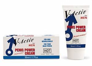 Возбуждающий крем для мужчин V-Activ Penis Power Cream, 50 мл