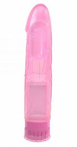 Гелевый вибратор Crystal Jelly Seduction, розовый