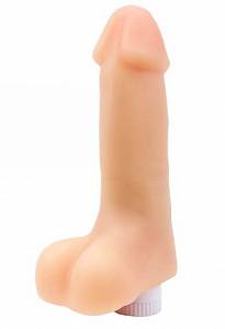 Реалистичный вибратор с мошонкой Real Touch XXX Cock 01, телесный