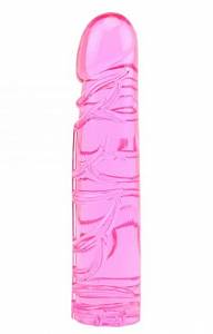 Гелевый фаллоимитатор Hi-Basic Vivid Jelly Dildo, розовый