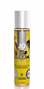 Съедобный лубрикант JO H2O Banana Lick - банан, 30 мл