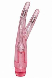 Вибратор Double Clit Pointer, розовый