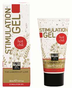 Стимулирующий гель для женщин Shiatsu Stimulating Gel Hot Chili - перец чили, 30 мл