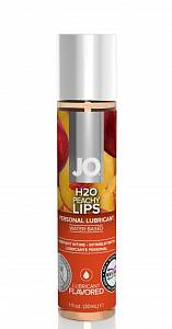 Съедобный лубрикант JO H2O Peachy Lips - персик, 30 мл
