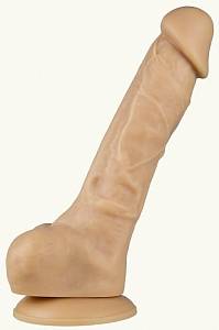 Силиконовый фаллоимитатор Adam - S, телесный