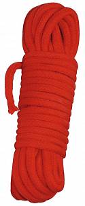 Бондажная веревка Shibari Bondage 3 м, красная