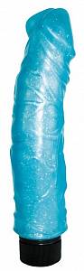 Гелевый вибратор Neptun, голубой
