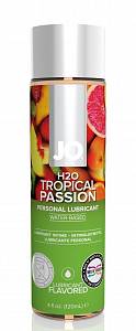 Съедобный лубрикант JO H2O Tropical Passion - тропические фрукты, 120 мл