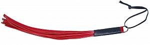Кожаная плеть Плеть Leather Whip, красная