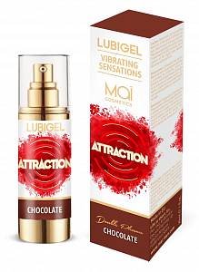 Жидкий вибратор MAI Lubigel Chocolate - шоколад, 30 мл