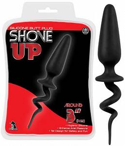 Анальная пробка Shove Up Around 3, черная