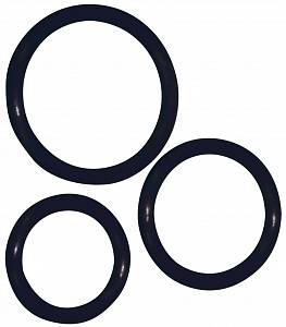Набор эрекционных колец Cock Ring Set, черные