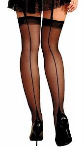 Чулки Anne D'Ales Flora T2, черные