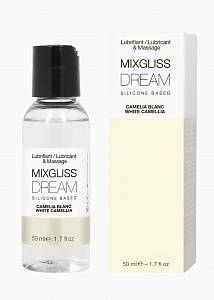 Силиконовый лубрикант MixGliss Dream White Camellia - белая камелия, 50 мл
