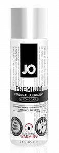 Разогревающий силиконовый лубрикант JO Premium Warming, 60 мл