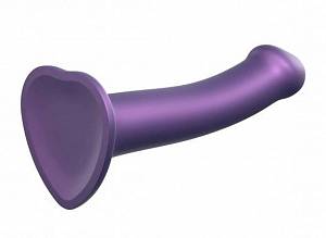 Насадка для страпона Strap-On-Me Mono Density Silicone Dildo - M, фиолетовая