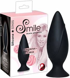 Анальная пробка Smile Pointer Large, черная