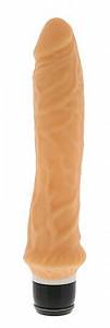 Силиконовый вибратор Purrfect Silicone Classic - 21,5 см, телесный